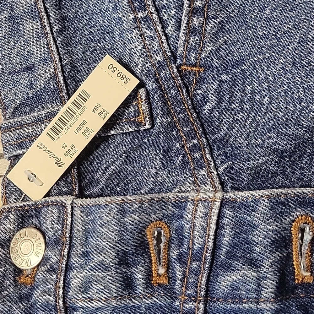 Madewell Denim Button Front Mini Skirt - Picture 4 of 5